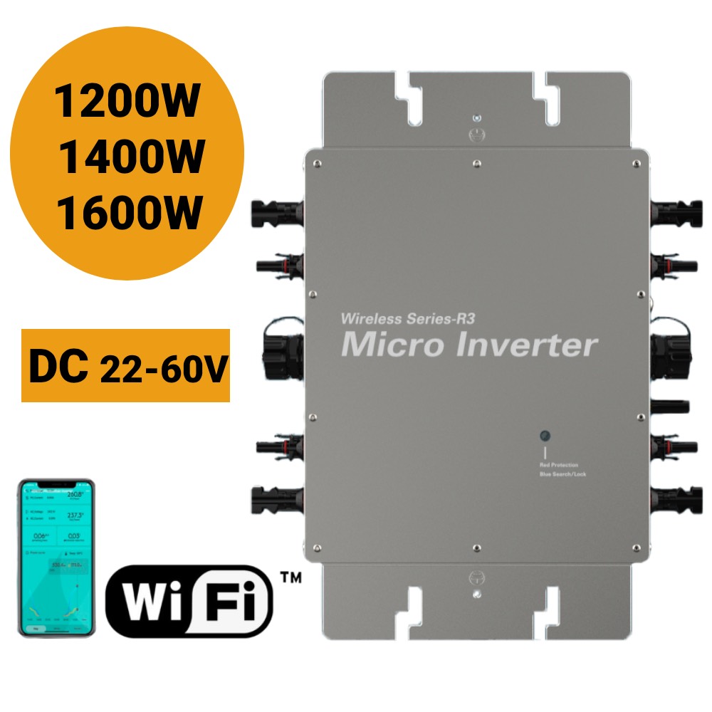 Micro Inverter 1400W Solar Grid Tie - Microinversor Solar de conexión a red,