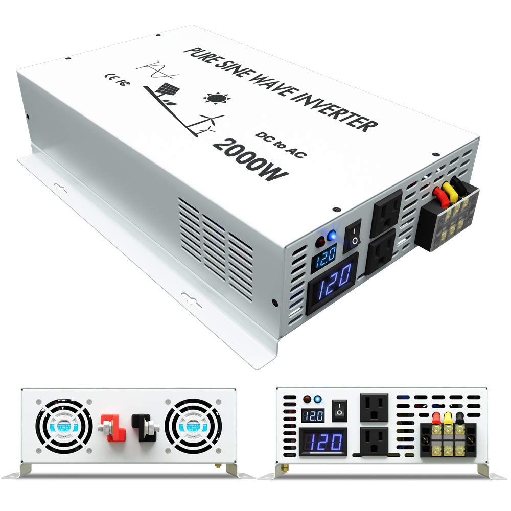 Inverter Pure Sine Wave 60Hz 120V 3000W - Inversor Solar de onda sinusoidal pura,