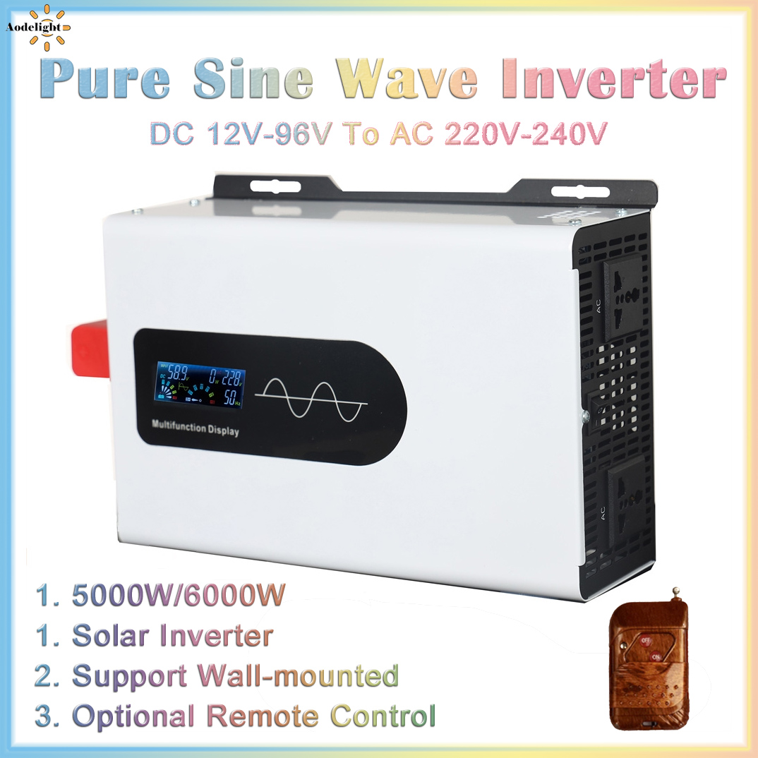 Pure Sine Wave Inverter 5000W 48V 220V - Inversor de onda sinusoidal pura para