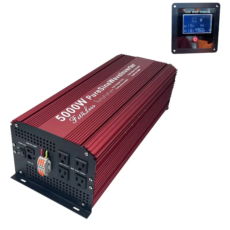 Inversor de Onda Sinusoidal Pu - Pure Sine Wave Inverter 5000W 48V 220V reseña y precio