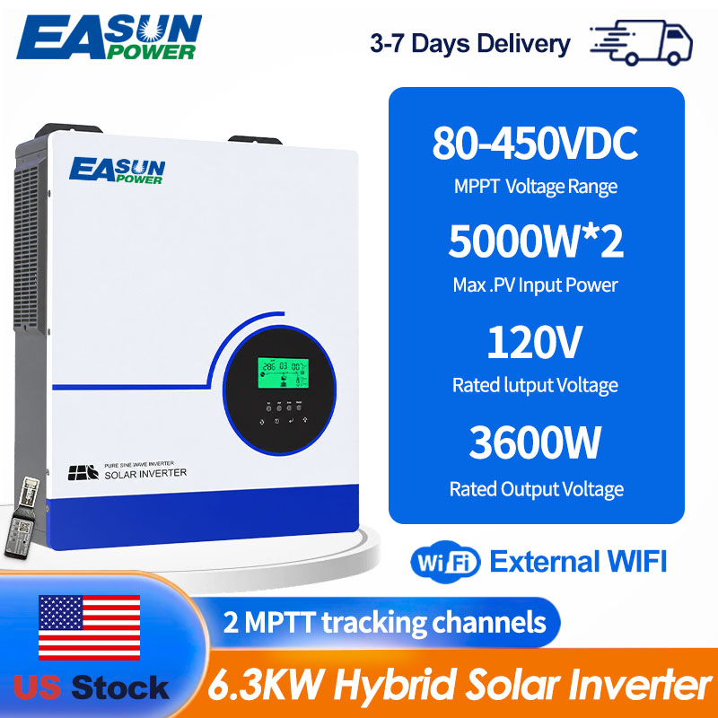 Inversor solar híbrido EASUN P - Grid Tie Inverter Limiter 2000W reseña y precio