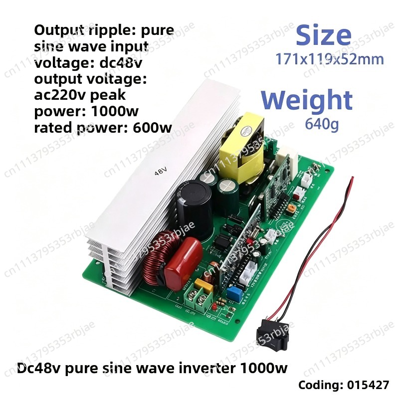 Placa base de inversor de onda - Pure Sine Wave Inverter Board 24V 48V reseña y precio