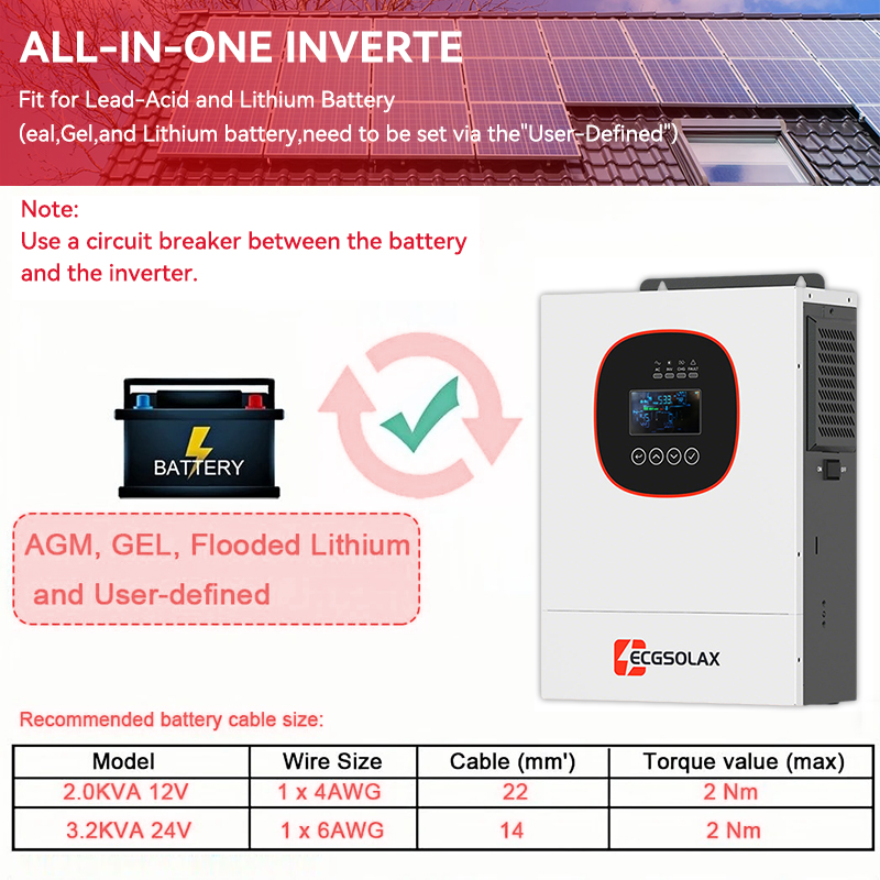 Inversor Solar Híbrido MPPT EC - Grid Tie Inverter Limiter 2000W reseña y precio
